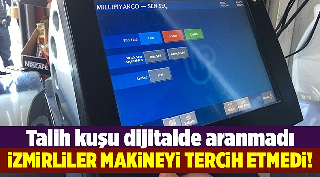 Talih kuşu dijitalde aranmadı