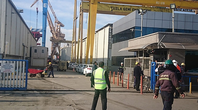 Tuzla Tersanesi'ndeki akaryakıt gemisinde yangın: 2 ölü