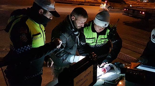 Yarım saat arayla ikinci kez alkollü yakalanınca rekor ceza yedi