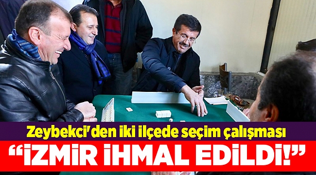 Zeybekci'den iki ilçede seçim çalışması