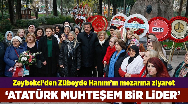 Zeybekci'den Zübeyde Hanım'ın mezarına ziyaret