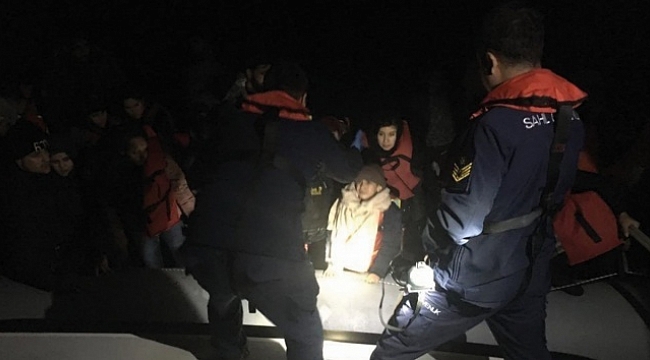 14'ü çocuk 44 kaçak göçmen yakalandı