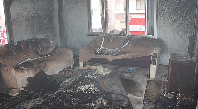 5 çocuk yangından kurtarıldı