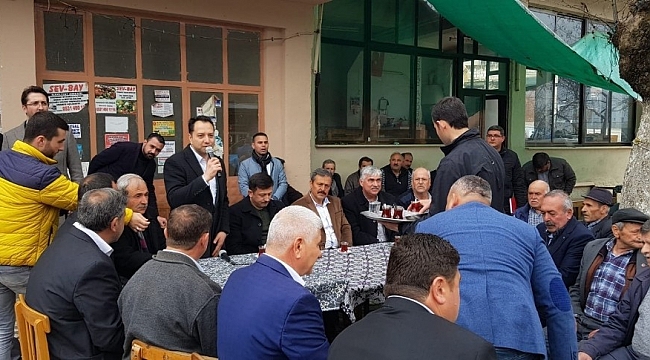 AK Parti'li Dağ, Başkan adayı İçelli'ye Tire'de oy istedi