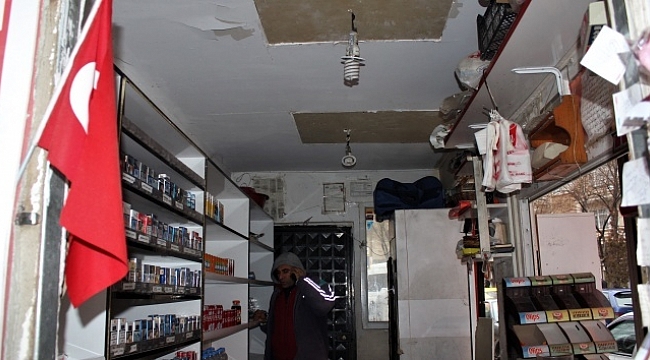 Akrobat hırsız, büfeyi tavandan girerek soydu