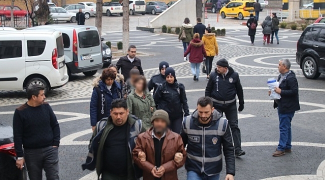 Baba ve iki kızına uyuşturucu operasyonu