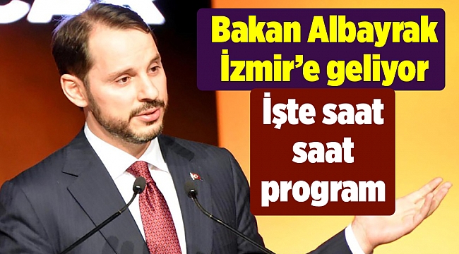 Bakan Albayrak İzmir&#039;de