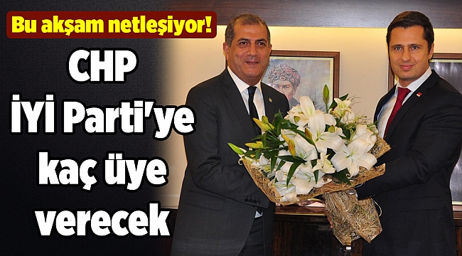 CHP İYİ Parti'ye kaç üye verecek