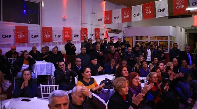 CHP'li Sandal, Bayraklı'daki dadaşlar ile buluştu