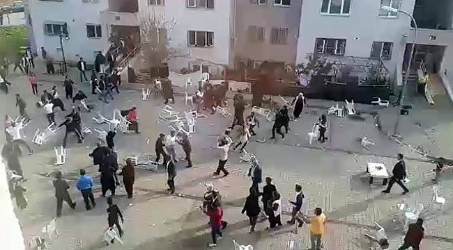 Düğünde kız ve erkek tarafı arasında &#039;fazla dans ettin&#039; kavgası