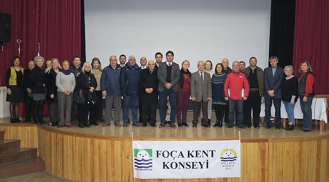Foça Kent Konseyi, olağan genel kurul için toplandı