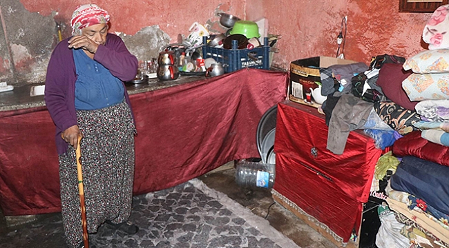 Harabe evde yaşam mücadelesi!