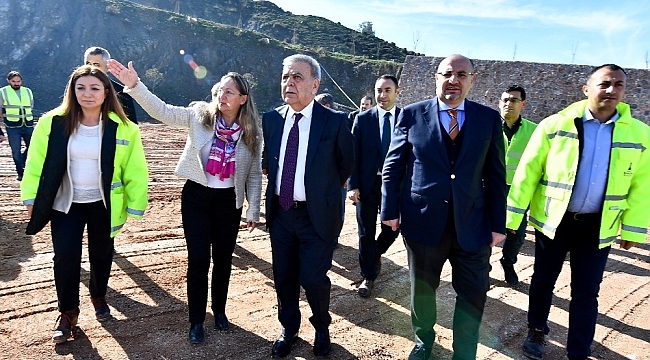 Harmandalı'ndaki biyogaz tesislerinde ilk yakma işlemi
