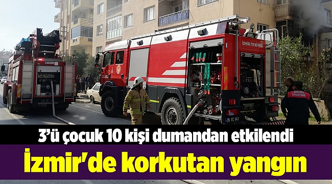 İzmir&#039;de korkutan yangın
