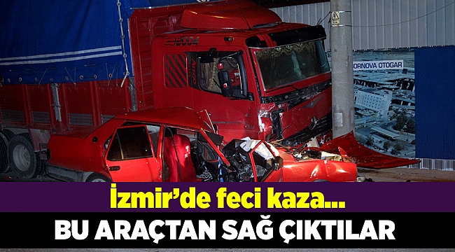 İzmir'de trafik kazası: 1'i ağır 2 yaralı