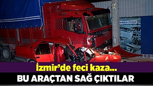 İzmir'de trafik kazası: 1'i ağır 2 yaralı