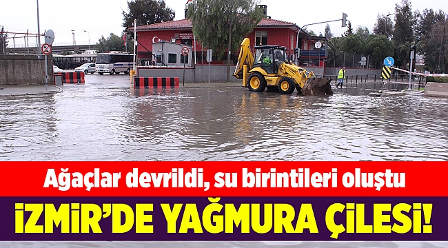 İzmir yağmura teslim
