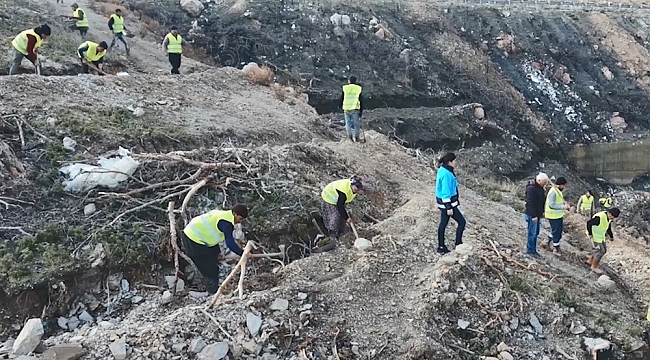 İzmir&#039;in dağları kadınların elleriyle nakış gibi işleniyor
