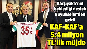 Karşıyaka'ya Büyükşehir'den 5.4 milyon TL'lik müjde