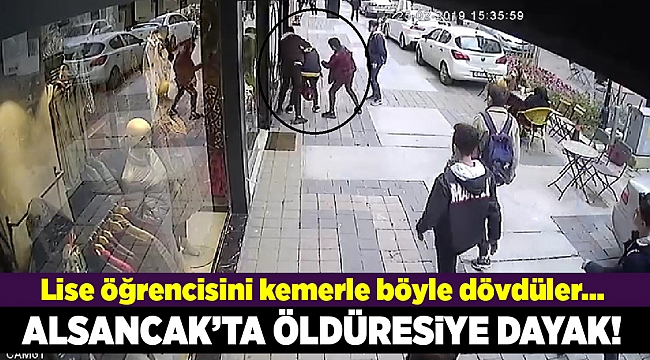 Lise öğrencisine kemerle öldüresiye dayak