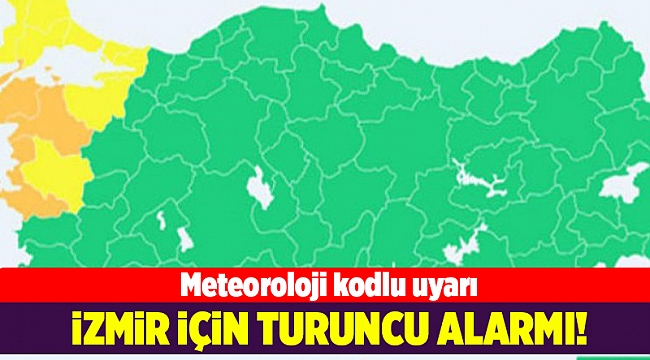 Meteoroloji renk kodlarıyla uyarı yaptı