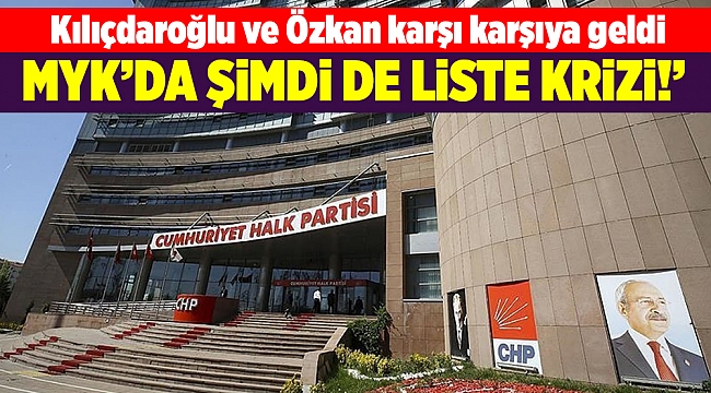 MYK&#039;da şimdi de liste krizi
