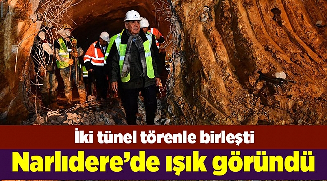 Narlıdere Metrosu'nda ilk ışık göründü