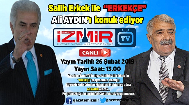 Salih Erkek ile "ERKEKÇE" bugün ekranlarda…