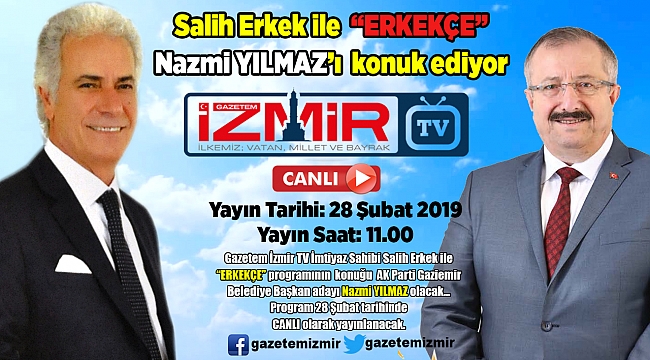 Salih Erkek ile "ERKEKÇE" bugün ekranlarda…