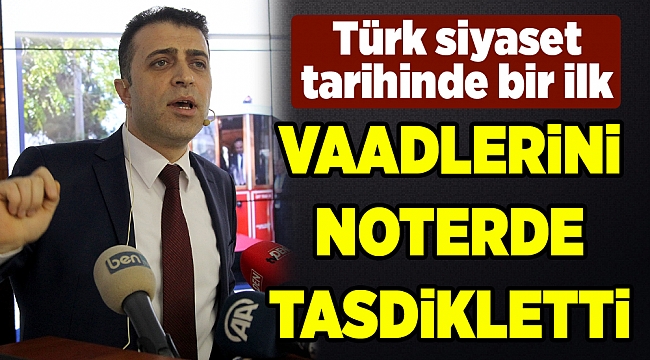 Türk siyaset tarihinde bir ilk