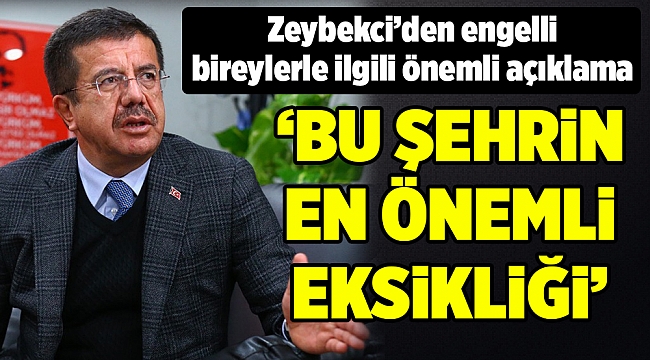 Zeybekci: Engelliler İzmir’de rahatça gezebilecek