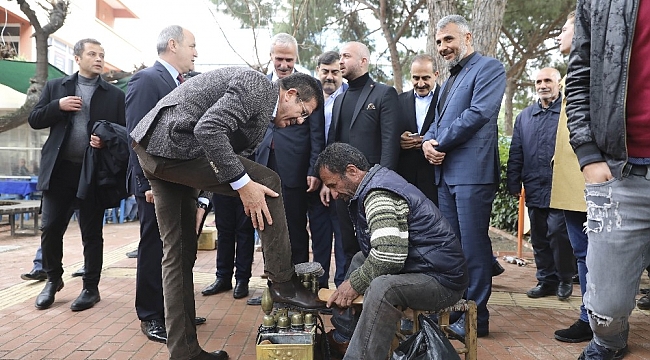 Zeybekci, ilçe ziyaretlerini sürdürüyor