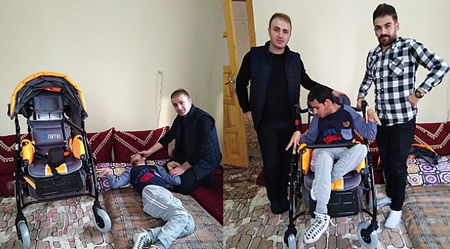 Zihinsel Engeli Çocuğa Engelli Puseti Yardımı Yapıldı