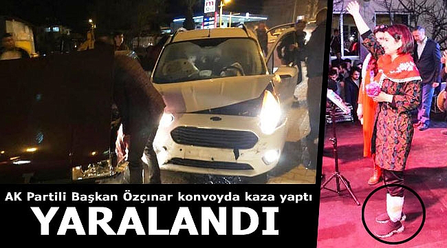 AK Partili Başkan trafik kazası geçirdi