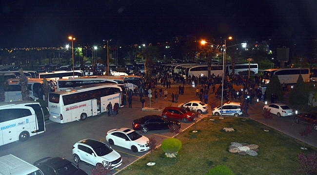 Aliağa'dan Çanakkale'ye üçüncü kafile uğurlandı