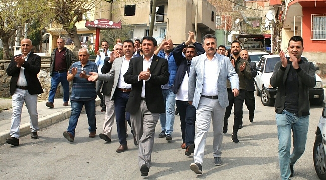 Bayraklı'da Serdar Sandal coşkusu