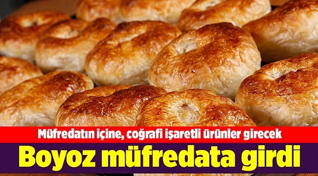 Boyoz müfredata girdi