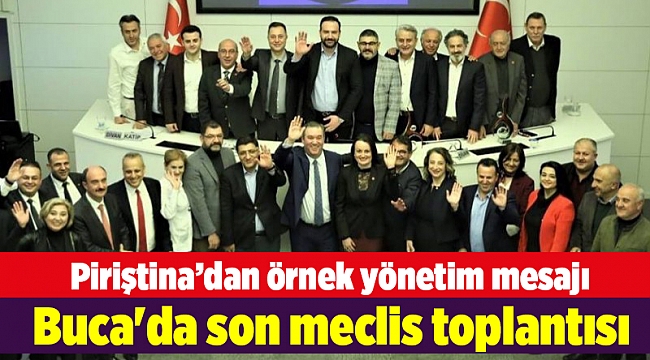 Buca'da son meclis toplantısı