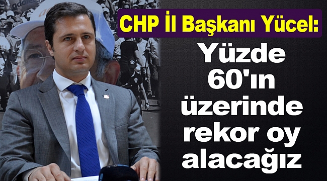 CHP İl Başkanı Yücel: 