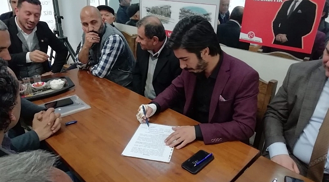 Cumhur İttifakı adayından kentsel dönüşüm için taahhütnameli söz