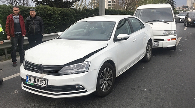 E-5 karayolunda zincirleme kaza