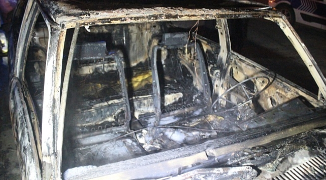 Eski kocasının aracını kundakladığı iddiası polisi harekete geçirdi