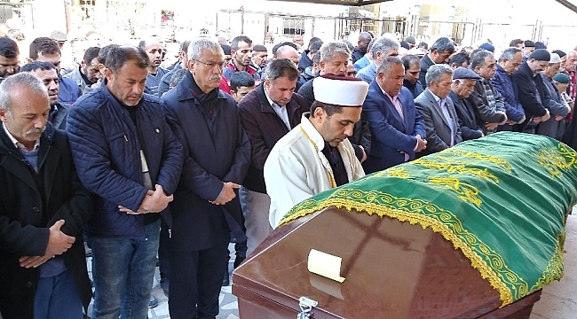 Göçük altında kalan işçi son yolculuğuna uğurlandı