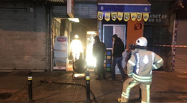 İş hanında korkutan yangın