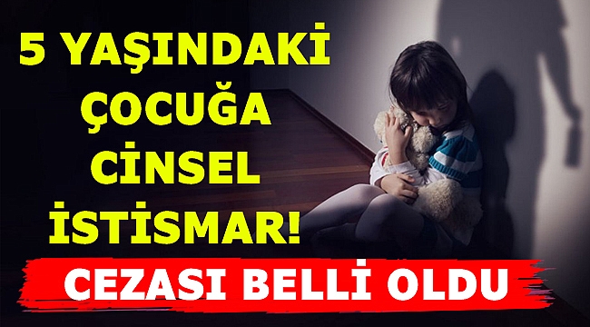 İzmir'de 5 yaşındaki çocuğa cinsel istismar! Tacizin cezası belli oldu