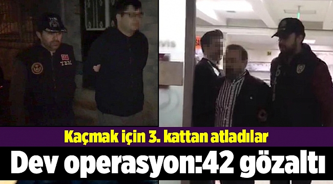 İzmir'de FETÖ'nün hücre evlerine dev operasyon: 42 gözaltı