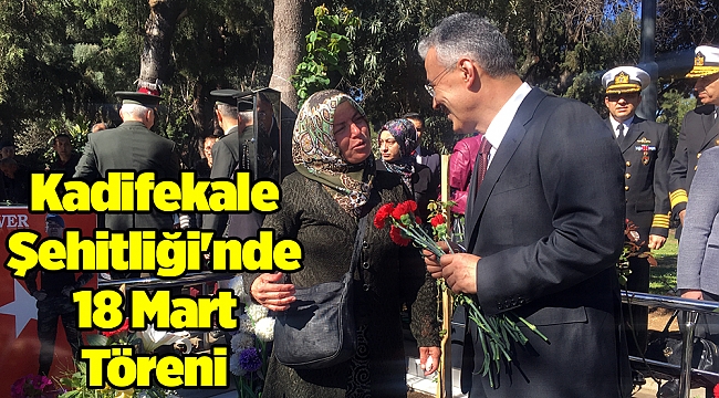 Kadifekale Şehitliği'nde 18 Mart Töreni