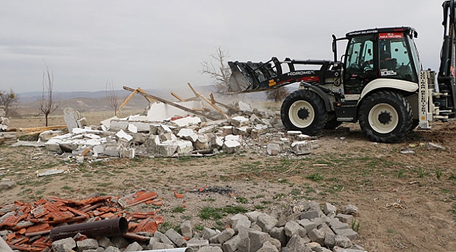 Kapadokya'da yıkılan kaçak yapı sayısı 53'e ulaştı