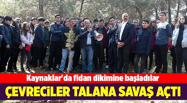 Kaynaklar'daki talana karşı savaş açtılar