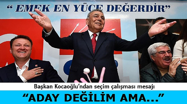 Kocaoğlu, Menemen&#039;de vatandaşla vedalaştı